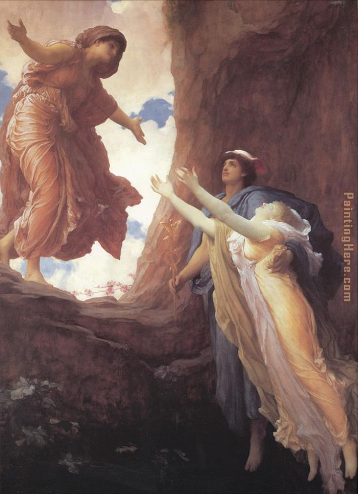 Return of Persephone painting - Lord Frederick Leighton Return of Persephone art painting
